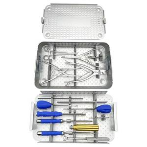 Conjunto de instrumentos para sistema de fusión cervical, kit de cirugía de columna vertebral, herramientas quirúrgicas ortopédicas veterinarias, kit de acero inoxidable - Product Image 5