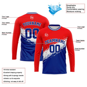 Camisetas de Manga Larga Sublimadas Personalizadas de Primera Calidad, Pedidos al por Mayor, Entrega Rápida - Product Image 2