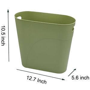 Cestino per Rifiuti in Plastica Sottile da 3,2 Galloni con Manico, Piccolo Contenitore per Bagno, Cucina, Camera da Letto, Bidone per Rifiuti - Product Image 3