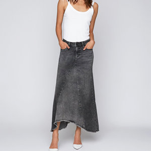 Women <b>Pleated</b> Maxi <b>Skirt</b> High Waist Flowy <b>Long</b> <b>Skirt</b> Summer Casual Wholesale - Product Image 1