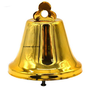 Campanas Navideñas de Diseño Ventajoso, Campanas Decorativas Navideñas de Aluminio Dorado para Sublimación, Uso en Bodas - Product Image 3