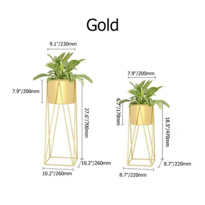Support de pot de fleurs décoratif pour plantes d'intérieur et d'extérieur, pour la maison, le jardin, le balcon, le salon, le bureau - Product Image 3
