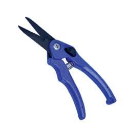 Tijeras para esquilado de ovejas y cabras con mango azul reutilizable, cuchilla lisa con patrón ligero y mango cómodo - Uso veterinario - Product Image 6