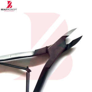 Coupe-cuticules de qualité supérieure, design premium, double ressort, couleur noir mat, usage professionnel, coupe-ongles. - Product Image 6