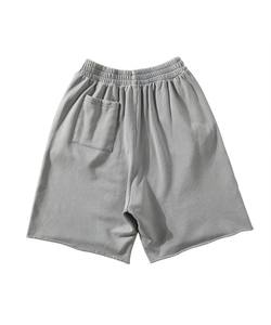 Nouveaux shorts de survêtement amples en coton longueur genou, style streetwear, effet vieilli, pour hommes, pour le sport et les loisirs, collection 2026 - Product Image 3