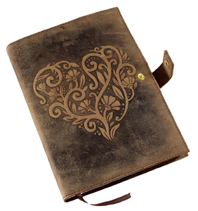 High Quality Genuine Supple Brown Natural Buffalo <b>Leather</b> Hard Cover Vintage Handmade Diary Planner <b>Notebook</b> <b>Refillable</b> Gift - Product Image 1