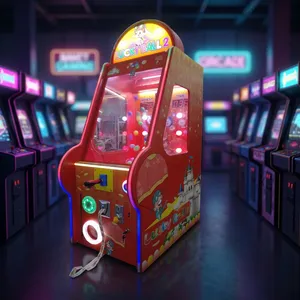 Máquina de Juego de Captura de Bolas de Palomitas Lucky Ball para 1 Jugador, Gabinete Metálico con Redención de Tickets, 150W, con WiFi, para Arcades Comerciales - Product Image 2