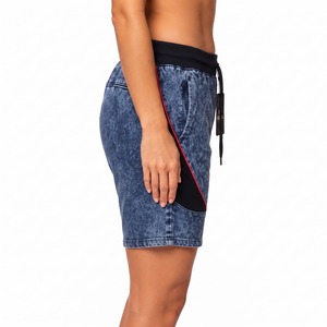Shorts de Mujer con Lavado Ácido, Cintura Alta, Estilo Vintage, Casuales, para Verano, Ropa Urbana, Suaves, Cómodos, Corte Relajado, Prendas de Moda - Product Image 4
