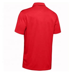 Polo de Manga Corta para Hombre, Color Gris Oscuro, Tejido 100% Poliéster, Secado Rápido, Corte Regular Informal, Diseño de Botones de Color Sólido - Product Image 6