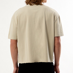 T-shirt décontracté pour homme de qualité supérieure, à manches courtes, coupe classique, respirant, col rond, 100% coton, impression numérique, uni - Product Image 6