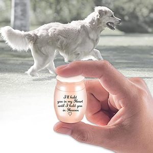 Refined Aluminum <b>Keepsake</b> Cremation Urn <b>Memorial</b> Tribute Holder Designed With Durable Premium Lid And Fine Detailing - Product Image 5