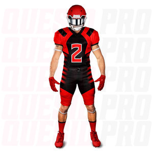 Ensembles d'uniformes de football américain personnalisés avec logo, grande taille, en spandex/polyester, respirants, à séchage rapide, sublimés, unisexes - Product Image 4