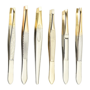 Pince à épiler professionnelle colorée en gros, pinces à sourcils personnalisées en acier inoxydable, ciseaux à sourcils - Product Image 5