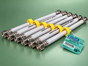 KARYON Modern Flexible Pressure <b>Hose</b> 9mm <b>PVC</b> Polyester Braided Water Connector Bathroom Plumbing Water Heater Home Repair Use - Product Image 1