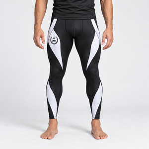 <b>Men</b> <b>Legging</b> Custom <b>Mens</b> <b>Leggings</b> <b>Compression</b> Sportswear Breathable Stretch Fabric Moisture Wicking Quick Dry Comfortable - Product Image 1