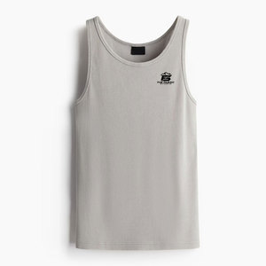 Camiseta sin Mangas para Hombre, Tejido Transpirable 100% Algodón de Secado Rápido, para Gimnasio, Ejercicio, Deportes al Aire Libre, Ropa Deportiva - Product Image 1