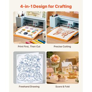 Macchina da Taglio per Vinile da 12 Pollici con Controllo a Pulsante, Oltre 5000 Risorse di Design Integrate, Kit di Utensili per Fustellatura - Product Image 4