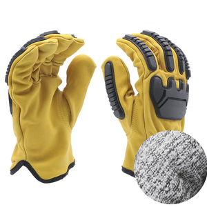 Guantes de Trabajo de Cuero Premium, Cómodos y Duraderos para Uso Prolongado en Tareas de Construcción y Taller - Product Image 4
