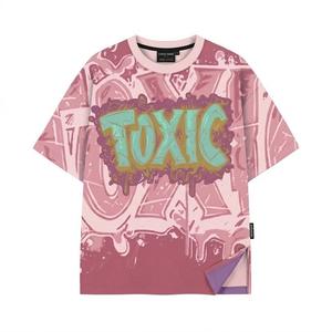 Camiseta de Algodón Grueso para Hombre, Camiseta Oversize Lisa, Impresión de Logotipo Personalizado, Ropa Urbana, Camiseta Casual de Moda - Product Image 1