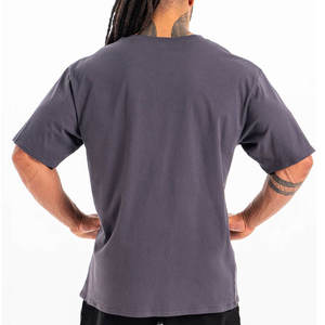 Camiseta de Hombre Personalizada, Ajustada, Deportiva, de Manga Corta, Hombros Caídos, Talla Grande, 100% Algodón, Oversize - Product Image 5