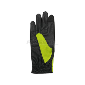 Gants d'équitation en gros, respirants, jaune fluo, pour l'été, pour adultes et enfants, avec logo personnalisé - Product Image 2