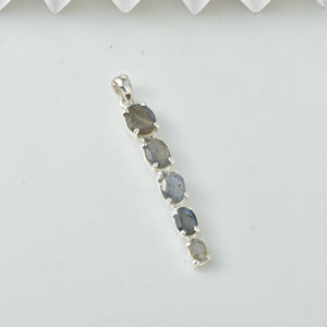 Handmade Labradorite Gemstones Pendant 925 Sterling <b>Silver</b> Pendant Natural Stone High Quality Classic Jewelry Women's <b>Necklace</b> - Product Image 2