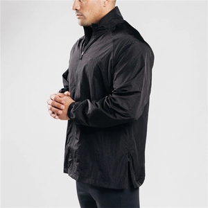 Blouson Bomber Homme Personnalisé avec Logo, Coupe-Vent Léger à Fermeture Éclair, Tissu Fin, Vente en Gros, Vêtement d'Extérieur Streetwear - Product Image 6