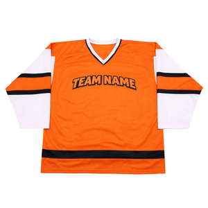 เสื้อฮอกกี้พรีเมียม |   เพิ่มชื่อทีมของคุณ พร้อมหมายเลขผู้เล่น ชุดกีฬาประสิทธิภาพสูง ระบายเหงื่อได้ดี ชุดยูนิฟอร์มทีมแข่งขันแบบกำหนดเอง - Product Image 1