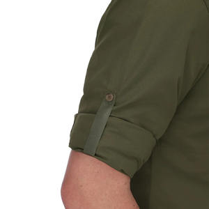 Chemises boutonnées de pêche à manches longues en coton pour hommes chemises de chasse de pêche à l'épreuve du soleil vêtements de pêche en plein air - Product Image 6