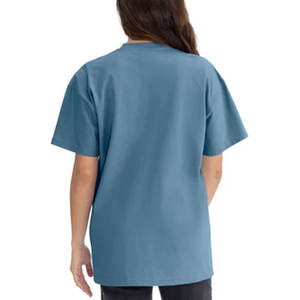 T-shirts personnalisés de haute qualité 100% coton pour hommes, t-shirt surdimensionné épais à manches courtes et col rond - Product Image 2