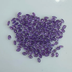 Ametista Natural Africana, Corte Marquesa de 3x2MM, Color Púrpura Intenso, Gema Suelta de la Mejor Calidad para Joyería, Gemas de Red Mountain - Product Image 4