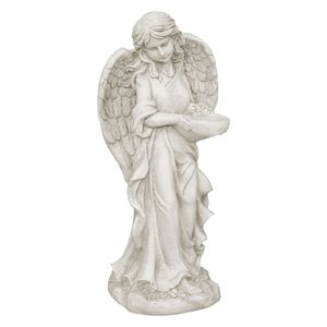 Estatua de Ángel de 32.6 Pulgadas de Alto, Escultura Artística para Interiores/Exteriores Hecha de Óxido de Magnesio - Product Image 1