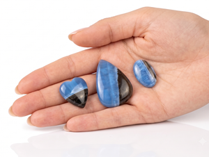 Natural <b>Blue</b> <b>Opal</b> Gemstone Cabochon Loose Gemstone Designer <b>Blue</b> <b>Opal</b> Cabochon Gemstone Pendant For Jewelry Making - Product Image 3