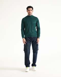 Sweat-shirt en coton surdimensionné 500 g/m², col rond, personnalisable avec broderie de logo, style streetwear pour hommes, vente en gros - Product Image 3