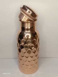 Premium quality new design Copper <b>Bottle</b> water 500ml for drinking water at wholesale price from Indian Manufacture - Product Image 2