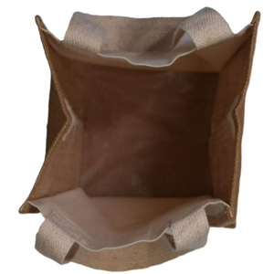 Bolsa de Yute Impermeable Personalizada con Diseño de Letras, Cierre de Cremallera, Ecológica, Reciclable, Extra Grande para Compras - Product Image 2