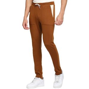 Logotipo personalizado de los hombres Slim Fit Running Jogging Pantalones de cintura media Casual Recto Ligero Cintura elástica Algodón Poliéster Lona - Product Image 1