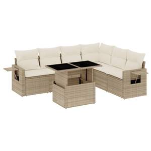 Conjunto de Sofás de Jardín Color Beige - Product Image 2