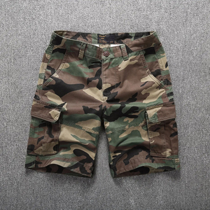 Shorts Cargo Camouflage Décontractés pour Hommes – Style Américain, Confortables, Tendance Jeunesse, Idéaux pour l'Extérieur et la Plage - Product Image 3