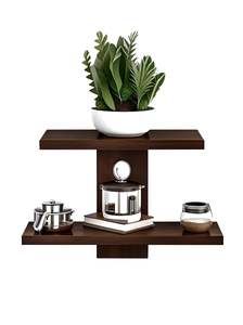 Étagère murale en bois pour salon | Étagère au design unique en forme d'arbre, finition mate, pour bureau, cabine, cuisine - Product Image 2