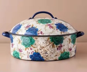 Olla de Estilo Golfo para Mantener Comida Caliente, con Diseño Floral Pastel Suave, para Decoración de Mesa de Hotel y Eid - Product Image 4