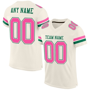 Venta al por Mayor Directa de la Industria, Jersey de Fútbol Auténtico Personalizado en Verde Césped y Blanco, el Más Vendido - Product Image 3
