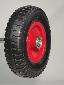 Roue anti-crevaison en mousse PU Caldwell fabriquée en Thaïlande, 8 po 2.50-4, pour nettoyeur haute pression, pulvérisateur, chariot à main, chariot, chariot à roulettes et wagon - Product Image 3