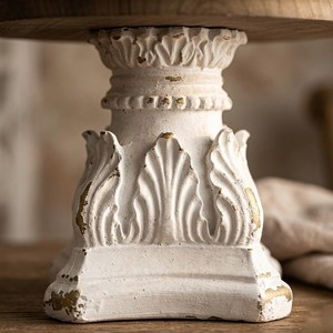 Vintage Farmhouse Pedestal Tray <b>Set</b>, Rustic Wooden <b>Cake</b> <b>Stand</b>, Vintage Wedding Table Centrepiece, Shabby Chic Display Riser Gift - Product Image 3