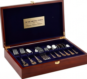 Ensemble de couverts élégants avec poignée en forme de papillon doré, pour la table à manger, la maison, la cuisine, les mariages et les événements spéciaux - Product Image 4