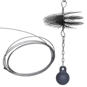 Brosse de nettoyage de cheminée ronde de 7,9 pouces de diamètre, catégorie de produits premium - Product Image 6