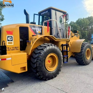 Chargeuse sur pneus CAT 966H d'occasion, chargeuse frontale, équipement de construction lourd, en stock, bon état, en vente - Product Image 5