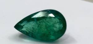 Émeraude verte naturelle du Zambie, 15,10 carats, forme poire, vente en gros, pierre précieuse unique pour la fabrication de bijoux - Product Image 3