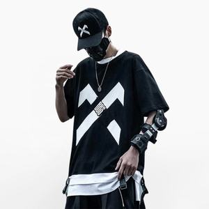 Camisetas Techwear personalizadas para hombre, material de cuero transpirable de secado rápido con capucha, temporada de invierno, venta al por mayor, opciones de impresión personalizadas - Product Image 1