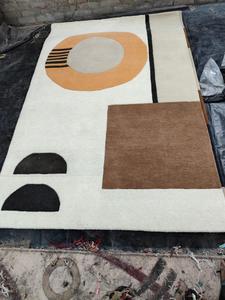 Tapis d'intérieur géométrique moderne tissé, moquette douce pour salon, chambre à coucher, décoration intérieure, design contemporain, qualité supérieure - Product Image 2